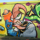 Earthworm Jim street art